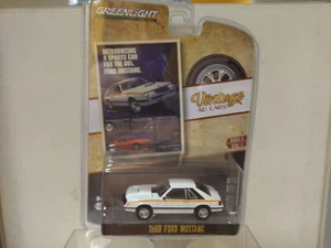 FORD MUSTANG 1980 VINTAGE AD CARS 1:64 GREENLIGHT - Imagen 1 de 2