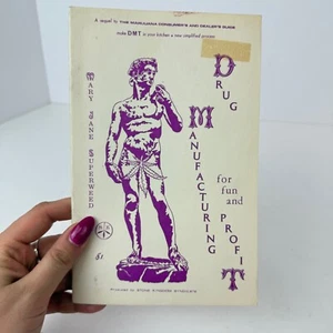 Drug Manu. Fun and  Mary Jane Superweed, 1969 Vintage Pamphlet Book Marijuana - Picture 1 of 5