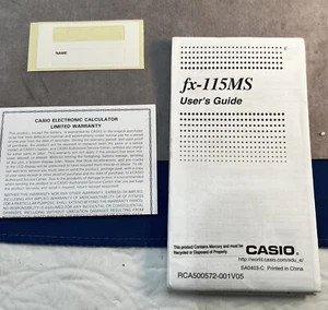 Casio fx-115MS Calculadora Guía del usuario - Imagen 1 de 3
