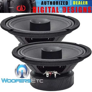DD AUDIO VO-MX208-S4 8" 300W 4-OHM 2-WAY COAXIAL BOAT CAR MOTORCYCLE SPEAKERS - Picture 1 of 4