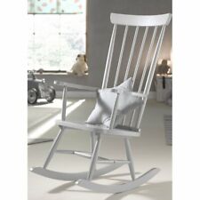 HARRIET BEE "ALONZO" LIGHT GREY  SOLID WOOD   NURSERY / PLAYROOM  ROCKING CHAIR