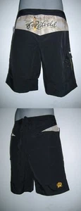 Neu Herren Rick RIETVELD 38 Signatur Schlange Surf Boardshorts schwarz $ 52 letzte Einheiten - Bild 1 von 1