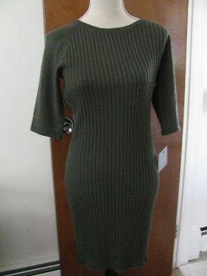 Marc New York Andrew Marc Mujer Mini Vestido Verde Oliva Talla Mediana Nuevo Con Etiquetas Foto 1 de 2