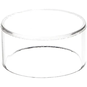 Plymor Clear Acrylic Round Cylinder Display Riser, 1.5" H x 3" D - Picture 1 of 2