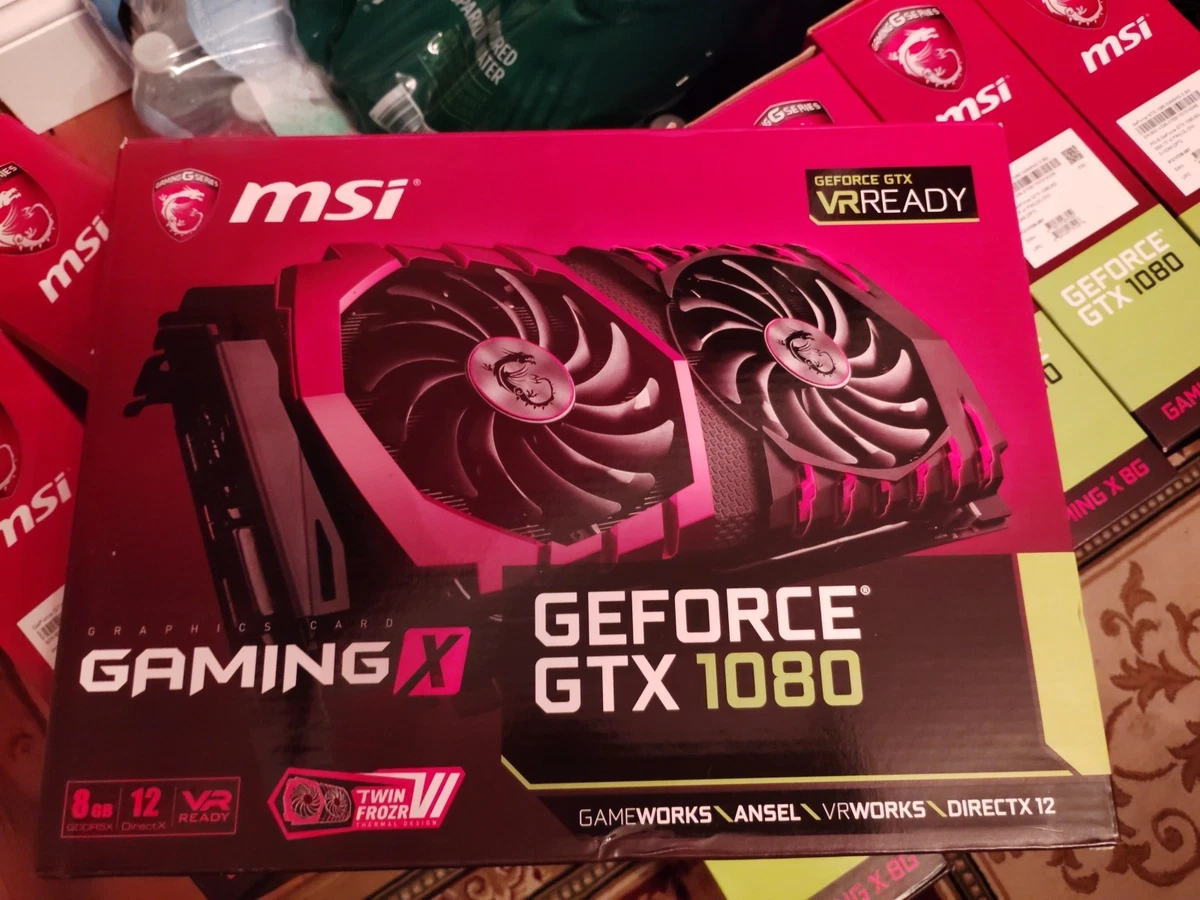 MSI NVIDIA GeForce GTX 1080 GDDR5X Computer Graphics Cards for
