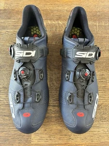 Sidi Wire 2 Carbon Road Cycling Shoes Matt Blue size 43.5 Quoc Bont Specialized - Picture 1 of 7