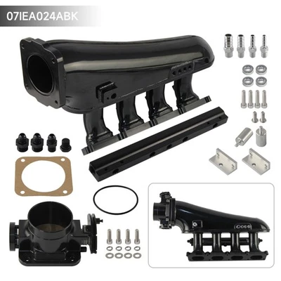 Intake Manifold Kit + 80mm Throttle Body + Fuel Rail For VW GTI MK4 Audi TT 1.8T - Image 1 of 4