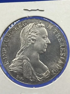 Austria 1780 Maria Theresa Thaler Restrike .75oz plata bonito BU - Imagen 1 de 2