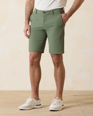 Tommy Bahama Chip Shot Performance Shorts Mens 50 RG Green 10" Inseam $118 NWT - Image 1 of 4