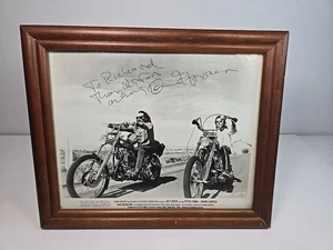 Dennis Hopper signed Foto handsigniert Easy Rider Motorrad Chopper - Bild 1 von 7