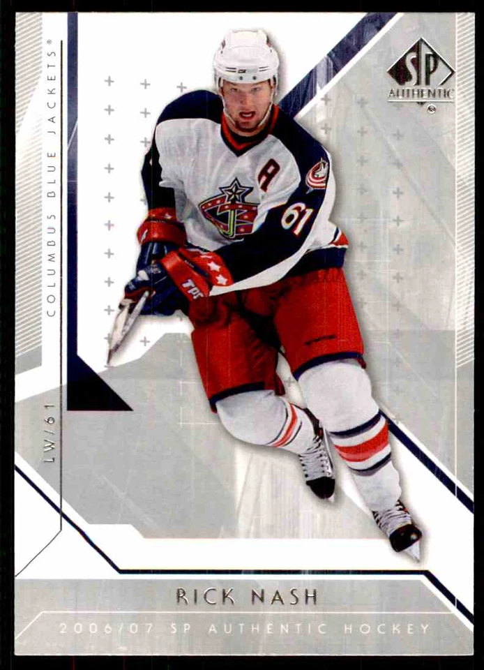 2006-07 SP AUTHENTIC RICK NASH COLUMBUS BLUE JACKETS #72 - Image 1 of 2