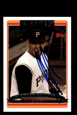 Signed Baseball Card Auto Ronny Paulino 2006 Topps #630 Pirates - Image 1 of 2
