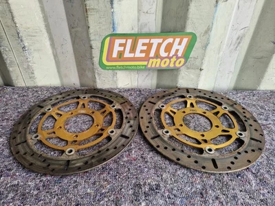 Triumph 955i 2004 velocidad triple EBC discos de freno delanteros rotores Foto 1 de 4