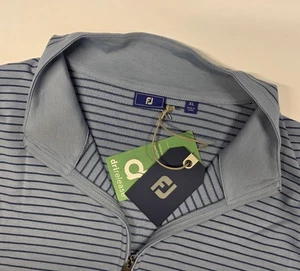NWT FootJoy Mens Size XL Drirelease French Terry 1/4 Zip Long Sleeve Polo - Picture 1 of 13