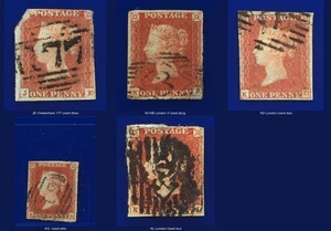 1841 SG8 1d rotbraune Stellungen JE-KL gebraucht Auswahl 5 kbmx - Bild 1 von 8