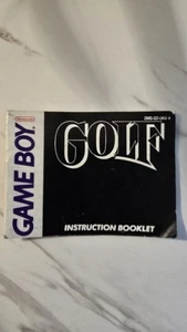 Golf Instruction Manual Booklet for Nintendo Game Boy - Picture 1 of 5