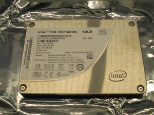 Intel SSDSA2BT040G3 40GB 2.5" SSD 320 Series, SATA, Low Hours - Picture 1 of 3