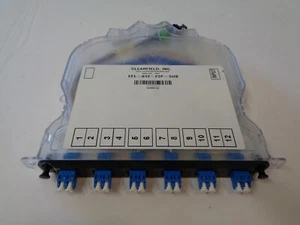Clearfield Fieldsmart EFL012F2FSUB Fiber Cassette MPO 12 SM LCU Ports Left Exit - Picture 1 of 4