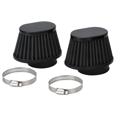 60mm Air Filter Pod Cleaner For Bike Dirt ATV Quad Pit Motorcycle Fitment 2PCS - Image 1 of 4