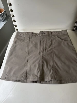 LL Bean девочек размер 6 x -7 трекинг шорты школьная форма хаки ~ новом состоянии - Изображение 1 из 4