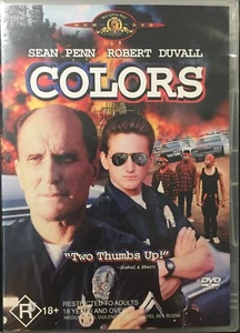 COLORS (1988) DVD - BRAND NEW SEALED - SEAN PENN - ROBERT DUVALL - REGION 4 - Picture 1 of 2