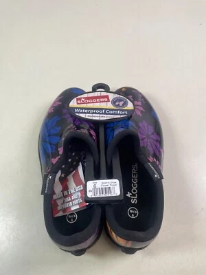 Sloggers Flower Power Garden/Rain Waterproof Shoe Women's Size 6 NEW - Image 1 of 4