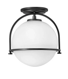 Hinkley Lighting 3403BK Somerset 1 Light Interior Ceiling in Black - Picture 1 of 1