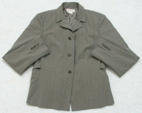 Michael Kors Giacca Cappotto Grigio Donna Bottoni Misto Poliestere Dodici 12 JKT58