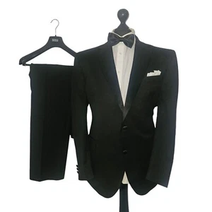 Herren MARKS & SPENCER Kollektion Premium Smoking DINNER Anzug 48R W38" L32" sehr guter Zustand - Bild 1 von 12