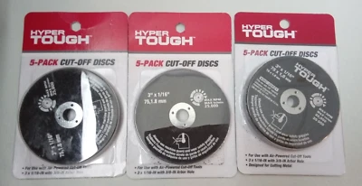 Hyper Tough 5 Pack Cut Off Discs 3 x 1/16 VDC 52420 (3 Packs for 29.99) - Image 1 of 2