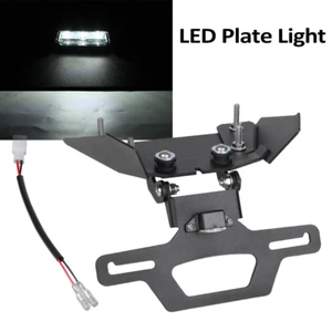 LED Adjustable Tail Tidy License Number Plate Bracket For Kawasaki Ninja EX 250R - Picture 1 of 17
