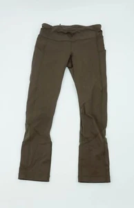 LULULEMON Dark Olive Green Leggings 4 - Picture 1 of 6