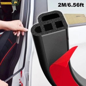1x Rubber Strip Car Door Hood Trunk Trim Edge Moulding Weatherstrip Accessories - Imagen 1 de 15