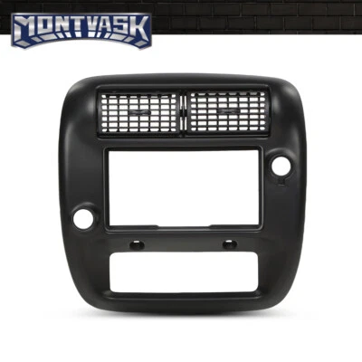Fit For 1997-2006 Ford Ranger Explorer Center Dash Radio Heater Trim Panel Black - Image 1 of 4