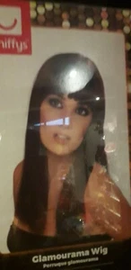 Long Brown Wig Celebrity Pop Star. Fancy Dress  - Picture 1 of 1