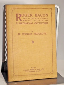** Rare ** Roger Bacon Experimental Science & Mediaeval Occultism 1st Ed 1920 - Imagen 1 de 9
