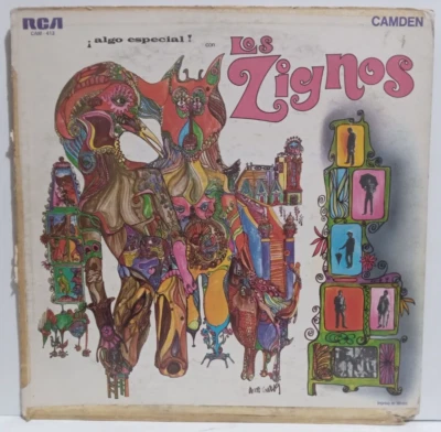 LOS ZIGNOS MEXICAN LP 1969 PSYCH SOUL BUBBLEGUM BEATLES DOORS RAIDERS COVERS - Image 1 of 4