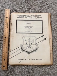 Sheppard Air Force Base Texas Field Training Manual September 1967 - Picture 1 of 4