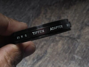 Tiffen Series 6 49 M 6 Screw-In Adapter ring black  - Picture 1 of 3