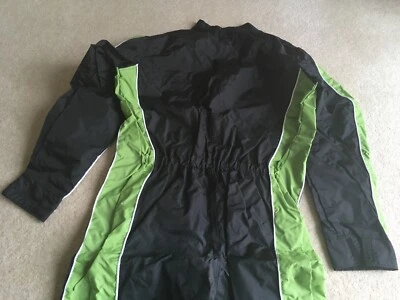 SCARCE 1981-82 ERA KAWASAKI SIZE L LINTEK MOTO-CROSS WET WEATHER OVERALLS — 第 1/4 张图片