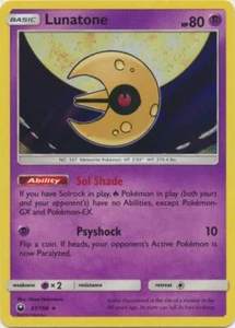 2x (SM07-061) Lunatone (Rare Holo) Pokemon Celestial Storm Card # 61 - Picture 1 of 1