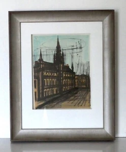 Lithographie aus BERNARD BUFFET Lithographien 1952-1966 "Brüsseler Rathaus" - Bild 1 von 6