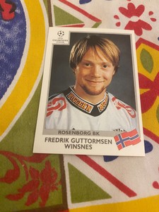 PANINI CHAMPIONS LEAGUE 1999/2000 FIGURE NR 80 NEWSSTAND/MINT FREDRIK WINSNES