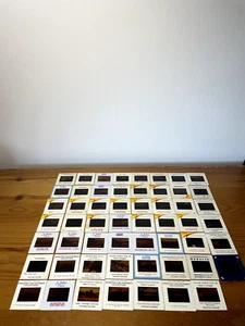 VINTAGE RESTPOSTEN FARBFOTO DIAS BETRACHTER LEUCHTKASTEN FOLIEN KONVOLUT - Bild 1 von 7