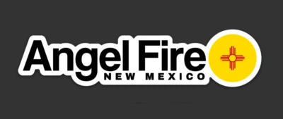 ANGEL FIRE, NEW MEXICO Angel Fire - New Mexico - Ski Resort Stickers - with New Mexico Flag