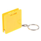 Mini porte-clés multifonctionnel ruban carré en acier à mesurer avec gradient