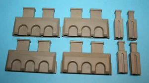 Playmobil Ersatzteile 3666 große Ritterburg 3667 4 Zinnen und Verbinder - Bild 1 von 1