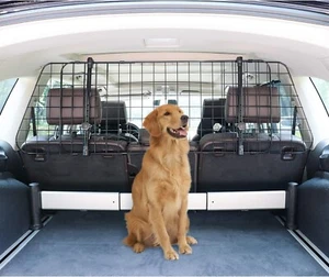 AmazonBasics Adjustable Dog Car Barrier - 41-Centimeter, Black - Picture 1 of 7