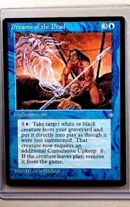 1995 MTG Magic the Gathering Ice Age Dreams of the Dead Blue Vintage Uncommon - Picture 1 of 3