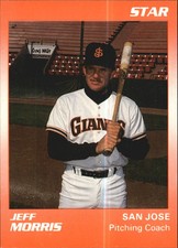 1990 San Jose Giants Star #29 Jeff Morris CO